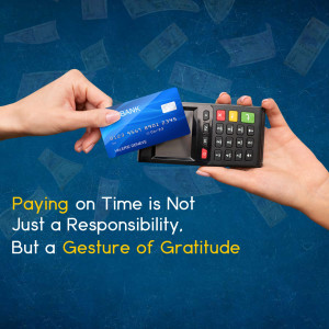 Hands using a credit card to make a payment with a POS terminal.