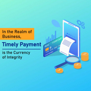 Isometric illustration depicting business concepts like timely payments, credit cards, and financial growth.