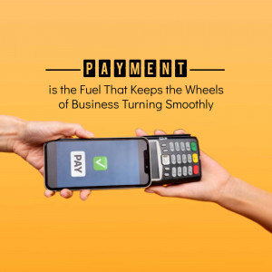 Hands using a mobile payment terminal with a smartphone.