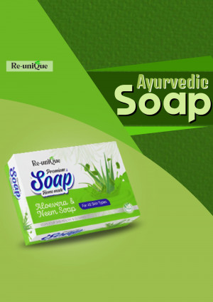 Re-unique Ayurvedic Soap with Aloe Vera and Neem