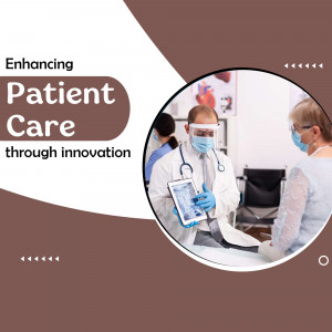 Doctor explaining medical scan to a senior patient