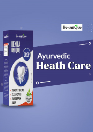 Image of Denta Unique Ayurvedic Drop product packaging