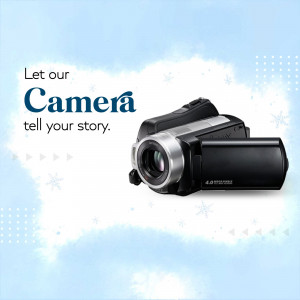 Digital camera with the text 'Let our Camera tell your story'