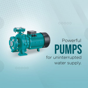 Green water pump for uninterrupted water supply