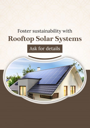Image of a house with rooftop solar panels promoting sustainable energy.
