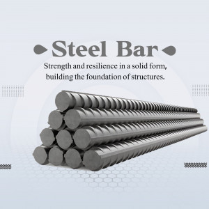 Pile of steel reinforcing bars, also known as rebar, used in construction.