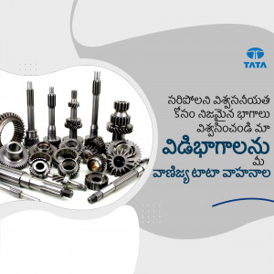 Assortment of Tata Motors vehicle gears and parts
