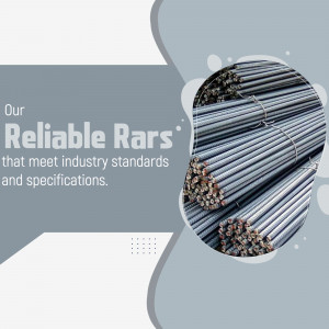Pile of steel rebars for construction
