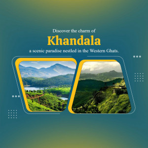 Khandala landscape with mountains, valleys, and lush greenery