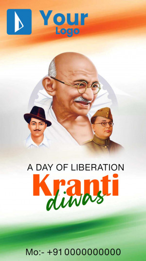 Kranti Diwas Insta Story Template