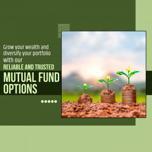 Image depicting growing plants on stacks of coins, representing investment growth through mutual funds.