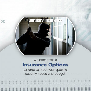 Image depicting a burglar attempting to break into a home, promoting burglary insurance.