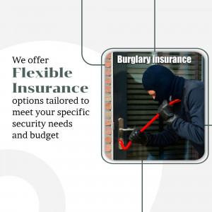 Image depicting a burglar attempting to break into a door, illustrating the need for burglary insurance.