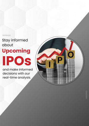 Image depicting upcoming IPOs with a rising graph and stacked coins.