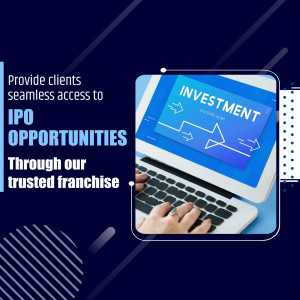 Laptop displaying IPO investment opportunities with hands typing