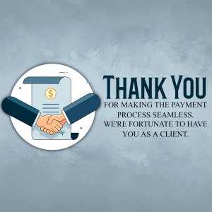 Image of a handshake with money in an envelope, expressing gratitude for a seamless payment process.