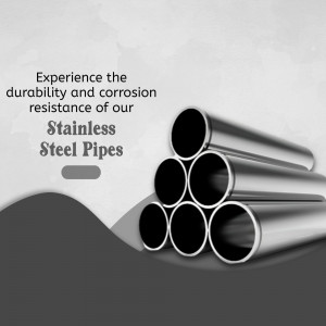 Stack of stainless steel pipes showcasing durability and corrosion resistance.