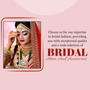 Indian bride in traditional wedding attire with gold jewelry