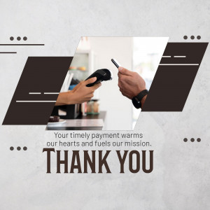 Customer making a contactless payment at a cafe