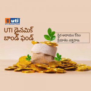 Image depicting growth of investment with gold coins and a plant