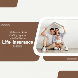 Family under a house roof representing life insurance protection