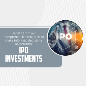 Image depicting IPO investments with data analysis and financial charts.