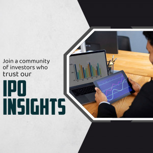 Man using tablet and laptop with IPO insights displayed on screens