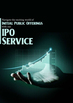 Image depicting a hand holding a glowing graph representing IPO growth.
