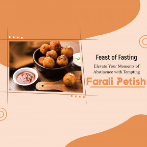 A bowl of Farali Petish, a traditional Indian fasting snack, with dipping sauce.