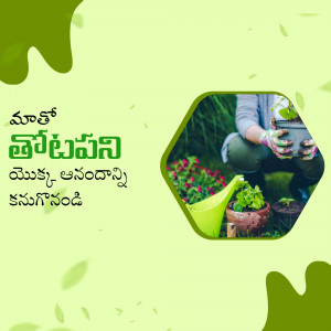 Image of a person gardening with VitaPani fertilizer