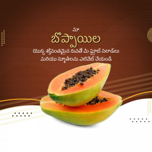 Close-up of sliced papaya fruit with seeds