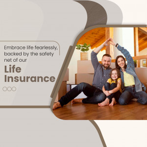 Family celebrating with keys, promoting life insurance