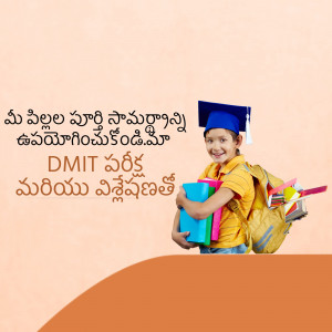 A young boy in a graduation cap holding books and a backpack.