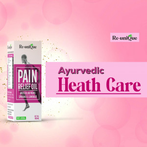 Re-unique Ayurvedic Pain Relief Oil for Muscular Pains
