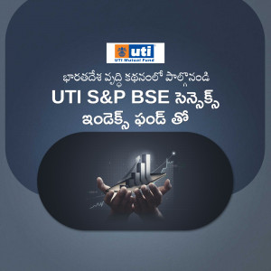 UTI Mutual Fund advertisement for S&P BSE Sensex Index Fund