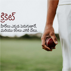 A close-up of a cricketer holding a red cricket ball.