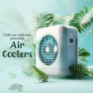 Stay Cool With Our Air Coolers Social Media Post For Instagram