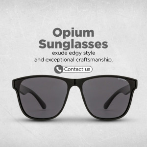 Black Opium Sunglasses with a modern design