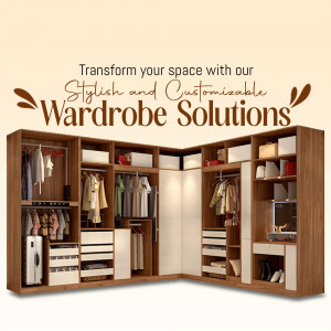 Modern corner wardrobe with customizable storage options