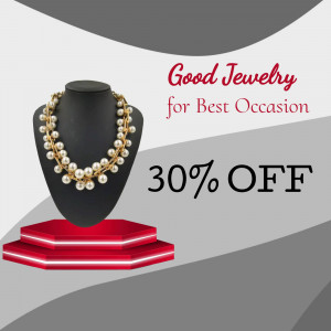 Jewelry Sale Promotion Graphic For WhatsApp