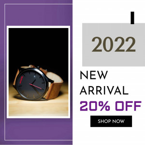 Stylish watch with 20% discount offer for 2022