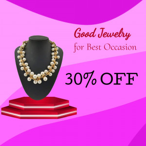 Good Jewelry Sale Promotional Banner For Threads