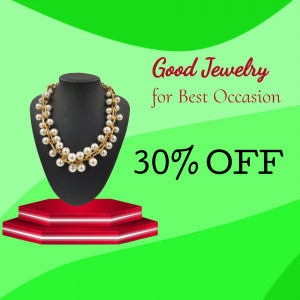 Jewelry Sale - 30% Off Design For LinkedIn