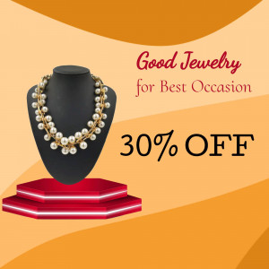 Jewelry Sale - 30% Off Poster For Google Business Profile