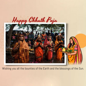 Women performing Chhath Puja rituals by the river