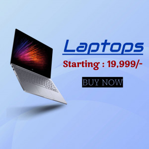 Laptop Sale - Starting At ₹19,999 Social Media Post For X