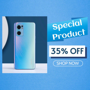 Smartphone with a special offer of 35% off