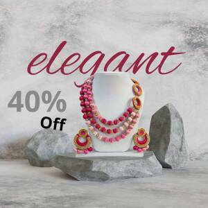 Elegant Jewelry Sale Poster For Threads
