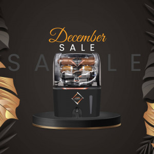 Water purifier on display with December sale promotion