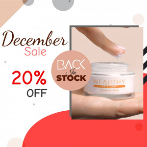 Neauthy Skin Care product with December sale promotion